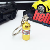 NOS Nitrogen Bottle Keychain