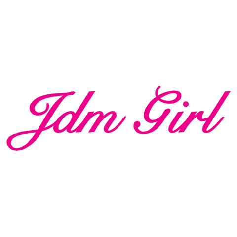 JDM Girl decal vinyl sticker
