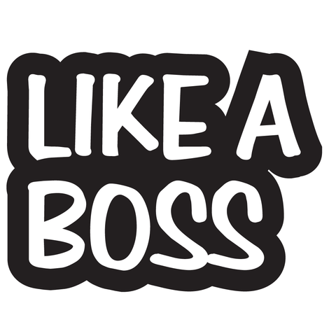 Like a Boss decal vinyl sticker