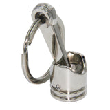 Chrome Engine Piston Key Chain