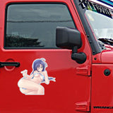 Japanese anime girl decal